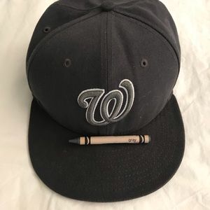 Washington Nationals MLB Gray cap New Era fitted